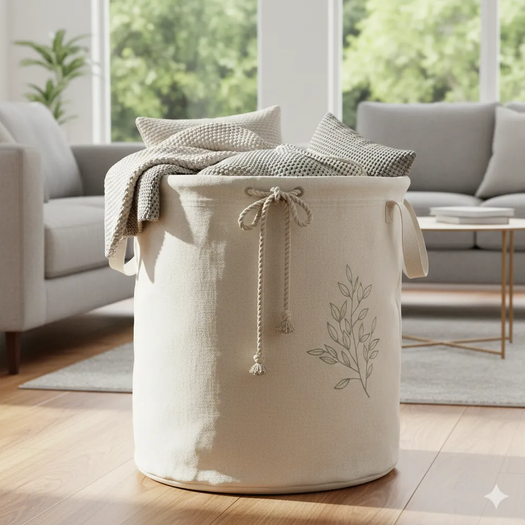 Stor tygpåse för förvaring